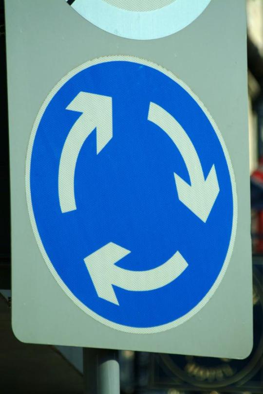 roundabout sign